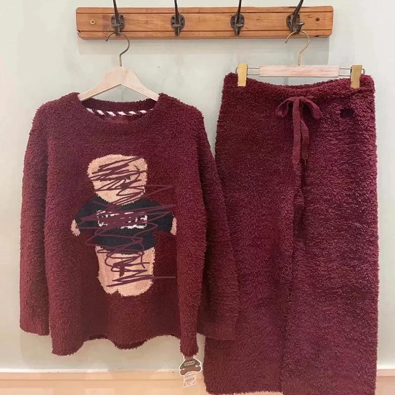 Новый женский мягкий хлопковый теплый Пижамный костюм, повседневный модный Удобный костюм с круглым воротником, штаны на молнии с длинным р... 
Новый женский мягкий хлопковый теплый Пижамный костюм, повседневный модный Удобный костюм с круглым воротником, штаны на молнии с длинным р...