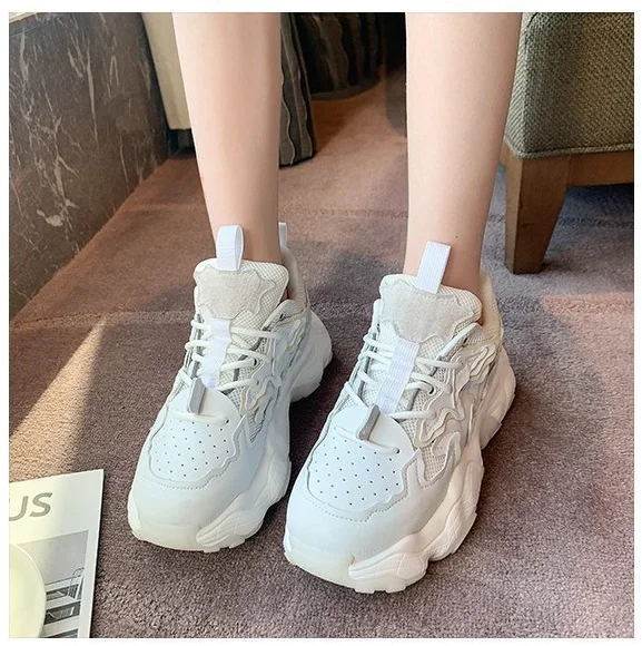 2021 New Fashion Daddy Shoes Female Spring Thick-soled Increased Sports Shoes Wisdom Smoked White Shoes Female Ins Tide Hot
2021 New Fashion Daddy Shoes Female Spring Thick-soled Increased Sports Shoes Wisdom Smoked White Shoes Female Ins Tide Hot