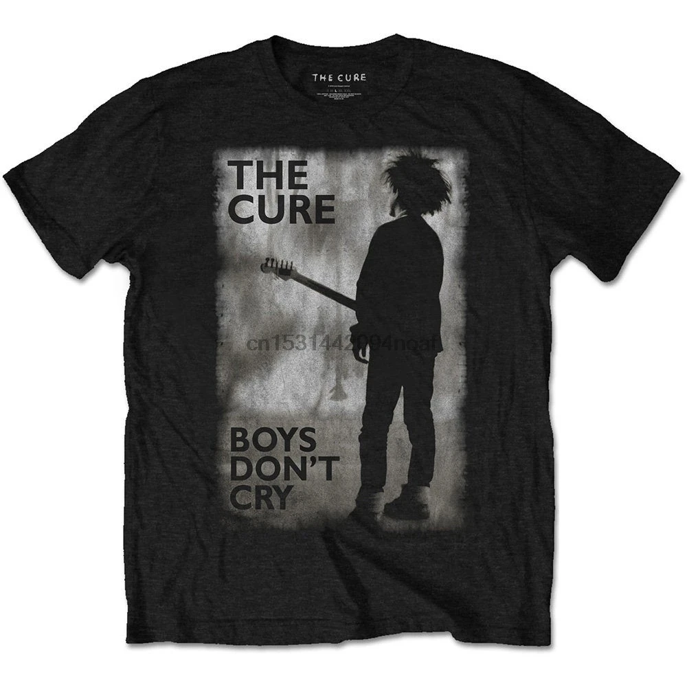 The Cure Boys Dont Cry BW Роберт Смит рок официальная Мужская футболка унисекс|Мужские