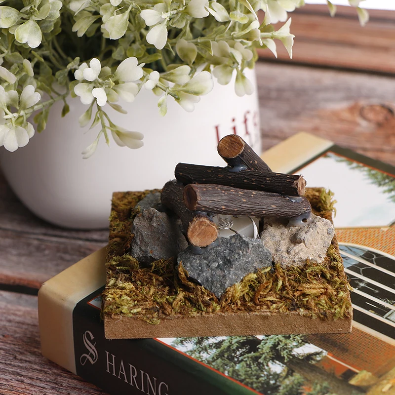 8cm*8cm*4.5cm 1:12 Dollhouse Miniature Bonfire Scene Model Outdoor Garden Decor Accessories
8cm*8cm*4.5cm 1:12 Dollhouse Miniature Bonfire Scene Model Outdoor Garden Decor Accessories