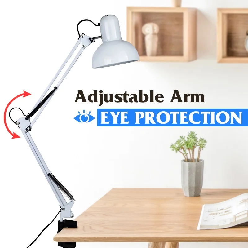AC85-265V E27 Led Bulb Lamps Flexible Table Lamp Swing Arm Clamp Mount Lamp Office Studio Home Table Desk Light US Plug
AC85-265V E27 Led Bulb Lamps Flexible Table Lamp Swing Arm Clamp Mount Lamp Office Studio Home Table Desk Light US Plug