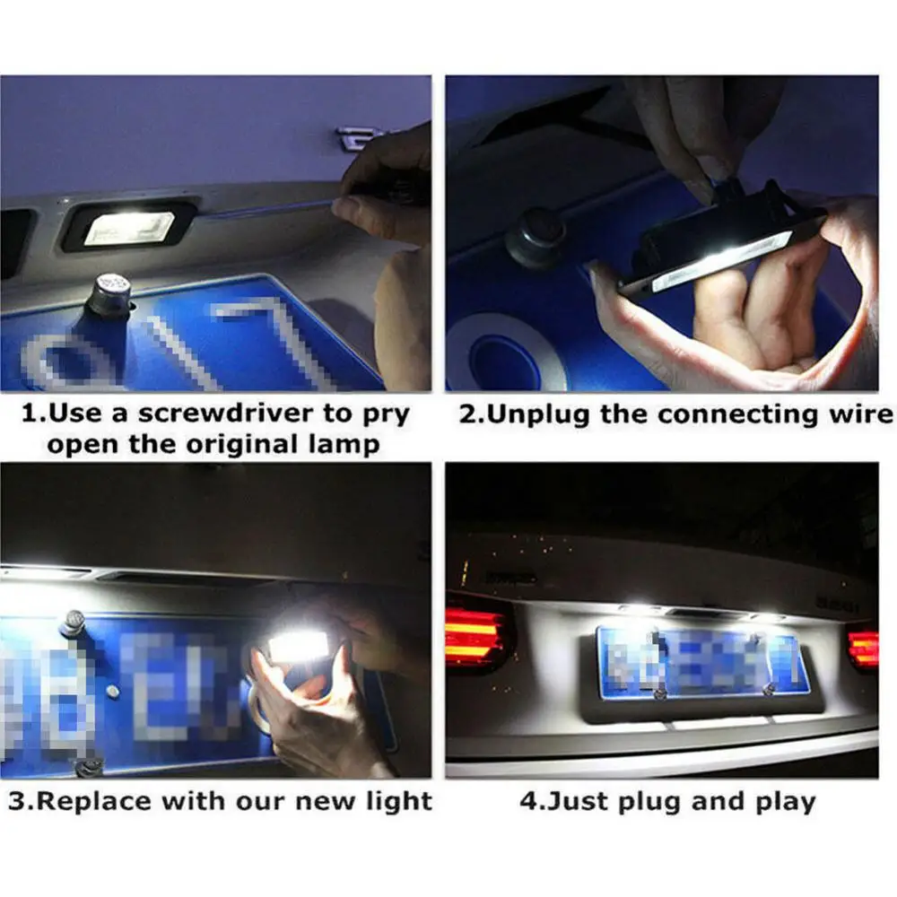COOYIDOM 2PCS 18 LED Car Number License Plate Lamps With Error Free License Plate Light Lamp For Audi A3 A4 A5 A6 A8 B6 B7 Q7
COOYIDOM 2PCS 18 LED Car Number License Plate Lamps With Error Free License Plate Light Lamp For Audi A3 A4 A5 A6 A8 B6 B7 Q7