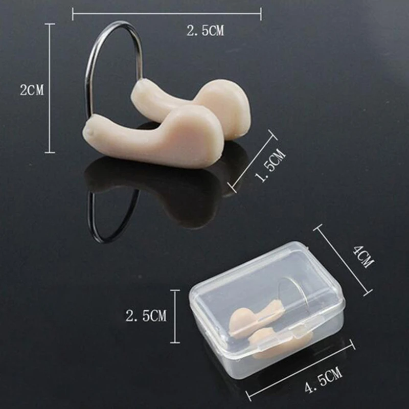 Durable No-Skid Soft Silicone Steel Wire Nose Clip For Swimming Diving Water Sports Nose Clip Skin Color Swimming Accessories
Durable No-Skid Soft Silicone Steel Wire Nose Clip For Swimming Diving Water Sports Nose Clip Skin Color Swimming Accessories