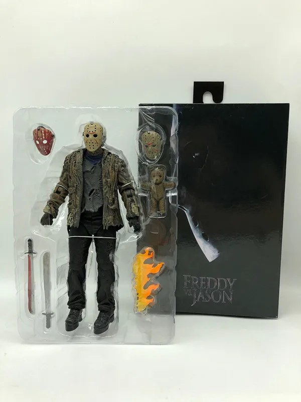 Оригинальная фигурка NECA Freddy vs Джейсон вурхи нового типа, 18 см, игрушка, ужас, подарок на Хэллоуин
Оригинальная фигурка NECA Freddy vs Джейсон вурхи нового типа, 18 см, игрушка, ужас, подарок на Хэллоуин