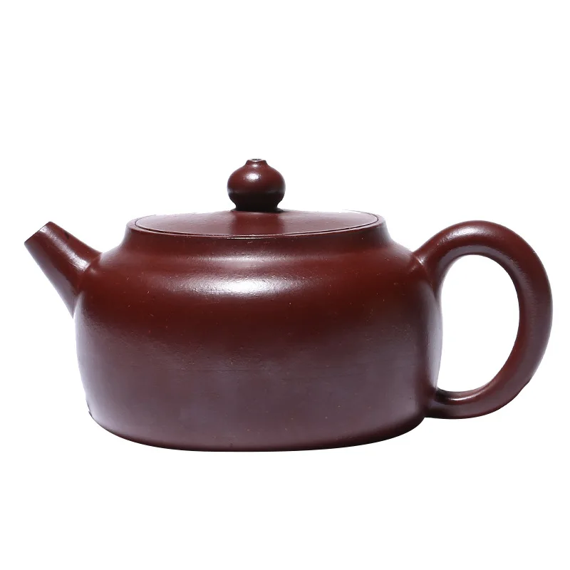 Purple clay pot folk artisan handicraft raw material purple clay Han flat bubble teapot gift tea set
Purple clay pot folk artisan handicraft raw material purple clay Han flat bubble teapot gift tea set