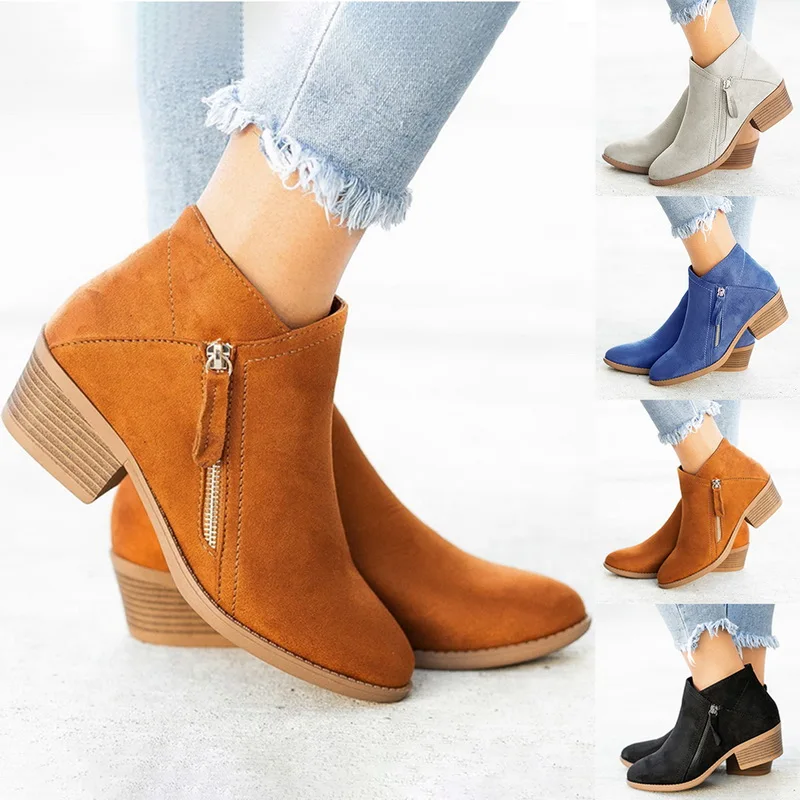 New Women Boots Autumn Winter Boots Classic Zipper Snow Ankle Boots Winter Suede Warm Short Women Shoes Zapatos De Mujer
New Women Boots Autumn Winter Boots Classic Zipper Snow Ankle Boots Winter Suede Warm Short Women Shoes Zapatos De Mujer