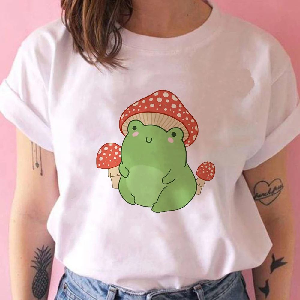 Colored Mushrooms Graphic Short Sleeve Female Breathable T-shirts Comfy Loose Tee Creative Exquisite Basic Soft Girl Autumn Top
Colored Mushrooms Graphic Short Sleeve Female Breathable T-shirts Comfy Loose Tee Creative Exquisite Basic Soft Girl Autumn Top