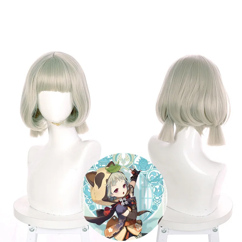 Game Genshin Impact Sayu Cosplay Wig Sayu Cosplay Wig 35cm Grey Bob Women Headwear Short Heat Resistant Synthetic Hair + Wig Cap
Game Genshin Impact Sayu Cosplay Wig Sayu Cosplay Wig 35cm Grey Bob Women Headwear Short Heat Resistant Synthetic Hair + Wig Cap