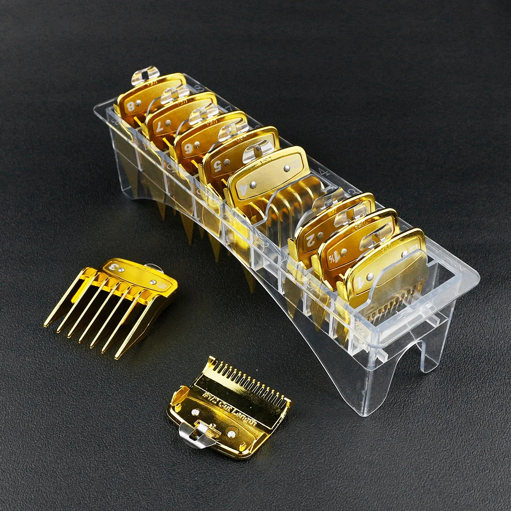 Hair Clipper Limit Comb Guide Limit Comb Trimmer Guards Attachment Universal Guide Combs Professional Hairdressing Haircut Tools
Hair Clipper Limit Comb Guide Limit Comb Trimmer Guards Attachment Universal Guide Combs Professional Hairdressing Haircut Tools