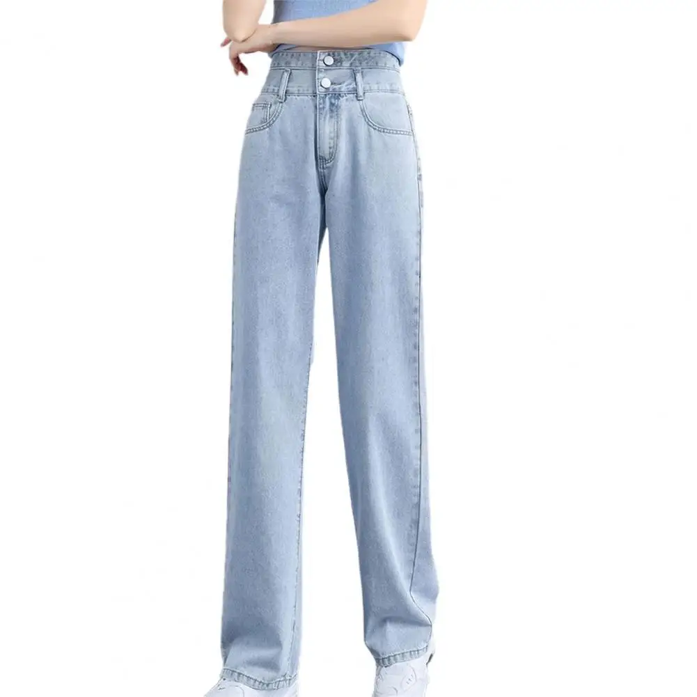 FAKUNTN Multi Pockets Fashion Popular Loose Jeans Thin Denim High Waist Skin-friendly Straight Wide Leg Jeans Women Accessory
FAKUNTN Multi Pockets Fashion Popular Loose Jeans Thin Denim High Waist Skin-friendly Straight Wide Leg Jeans Women Accessory