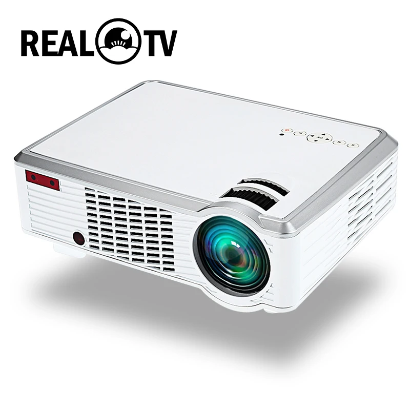 Светодиодный проектор Real tv 3302/3302W на Android HDMI VGA домашний кинотеатр с Wi Fi Bluetooth| |