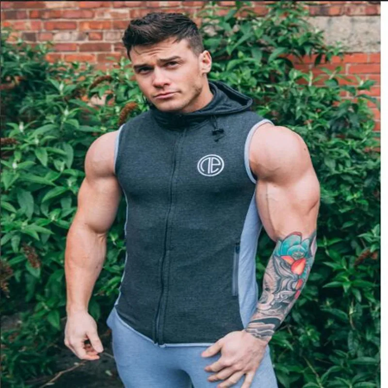 New Fashion Male Bodybuilding Hoodies Fitness Clothes Hoody Cotton Hoodie Men Sweatshirts Men's Sleeveless Tank Tops Casual Vest
New Fashion Male Bodybuilding Hoodies Fitness Clothes Hoody Cotton Hoodie Men Sweatshirts Men's Sleeveless Tank Tops Casual Vest