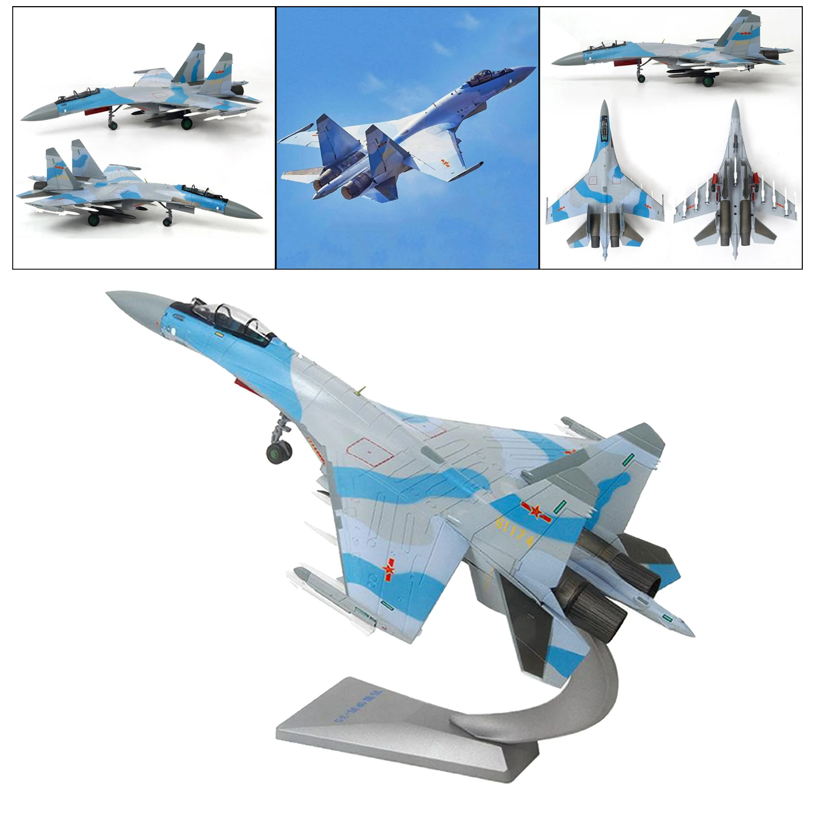 Литый под давлением в России, модель Sukhoi Su-35 Fighter Airforce 1/72, украшение самолета
Литый под давлением в России, модель Sukhoi Su-35 Fighter Airforce 1/72, украшение самолета
