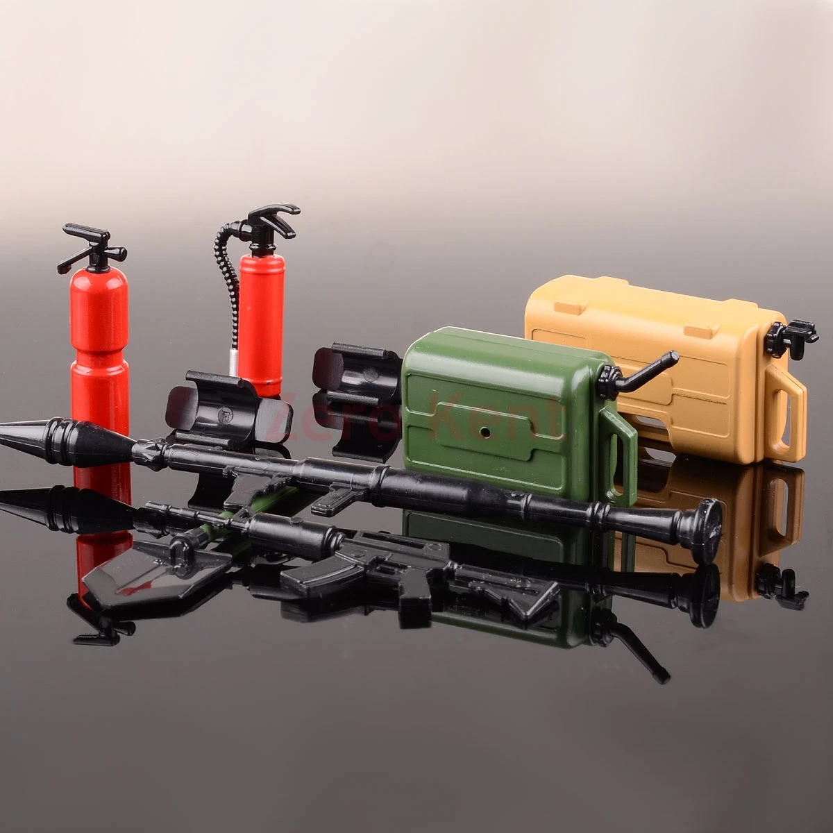 1/10 Scale Rifle Mortar Gun + Fuel Tank + Fire Extinguisher Shovel Set Rc Car Accessory For Axial SCX10 D90 Wraith TRX-4 CC01
1/10 Scale Rifle Mortar Gun + Fuel Tank + Fire Extinguisher Shovel Set Rc Car Accessory For Axial SCX10 D90 Wraith TRX-4 CC01