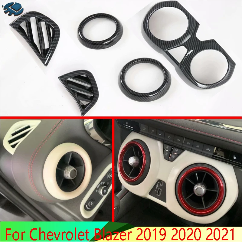 For Chevrolet Blazer 2019-2021 Carbon Fiber Style Air Vent Outlet Cover Dashboard Trim Bezel Frame Molding Garnish
For Chevrolet Blazer 2019-2021 Carbon Fiber Style Air Vent Outlet Cover Dashboard Trim Bezel Frame Molding Garnish