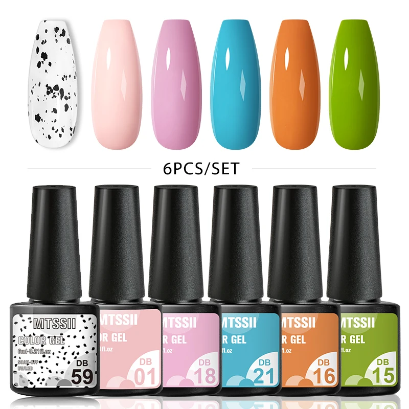 Mtssii 6pcs Eggshell Gel Set Transparent With Black Material Nail Polish With Suit For Any Color Base Design
Mtssii 6pcs Eggshell Gel Set Transparent With Black Material Nail Polish With Suit For Any Color Base Design