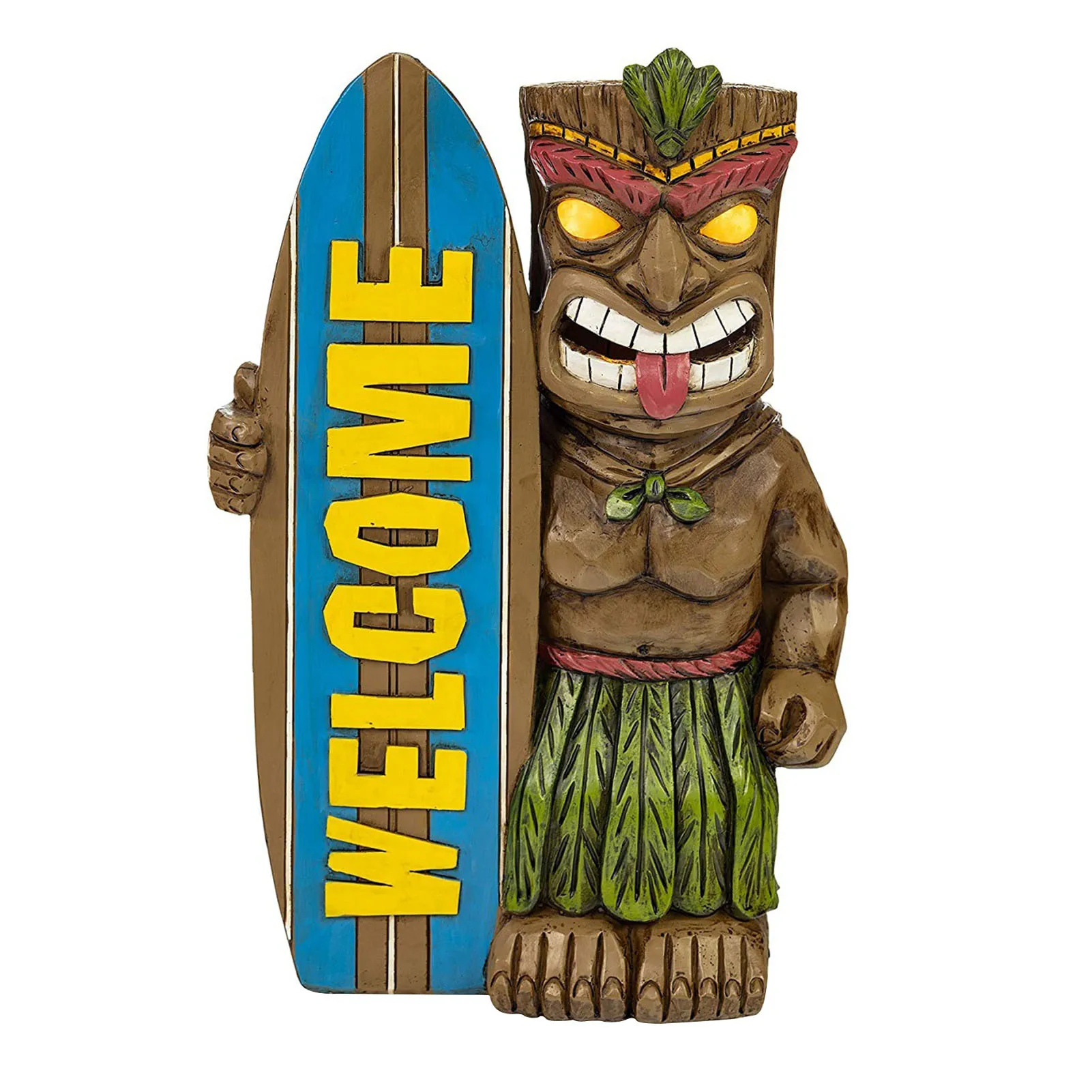 Crafts Backyard Lawn Tiki Welcome Surfboard Statue Home Decoration Patio Landscape Indoor Outdoor Garden Figurine Pathway Resin
Crafts Backyard Lawn Tiki Welcome Surfboard Statue Home Decoration Patio Landscape Indoor Outdoor Garden Figurine Pathway Resin