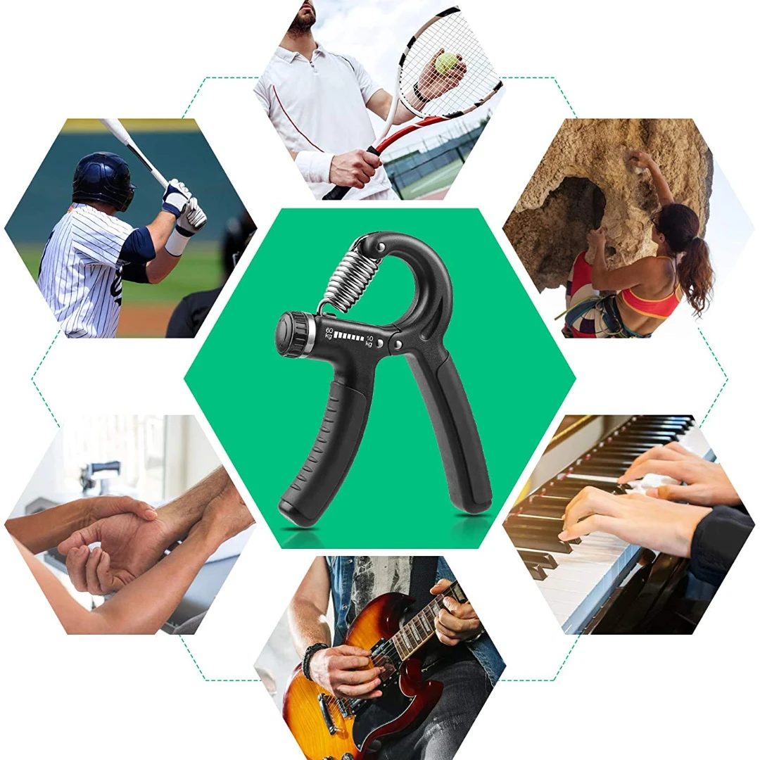 Grip training device Grip enhancer Adjustable resistance 22-130 lbs (10-60 kg) non-slip gripv
Grip training device Grip enhancer Adjustable resistance 22-130 lbs (10-60 kg) non-slip gripv