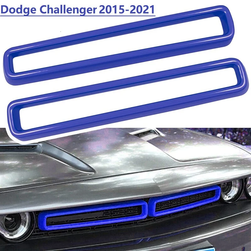 Вставки для переднего гриля из АБС-пластика, Защитные вставки, внешние аксессуары, декоративная отделка, крышка для Dodge Challenger 2015-2021, голубая
Вставки для переднего гриля из АБС-пластика, Защитные вставки, внешние аксессуары, декоративная отделка, крышка для Dodge Challenger 2015-2021, голубая