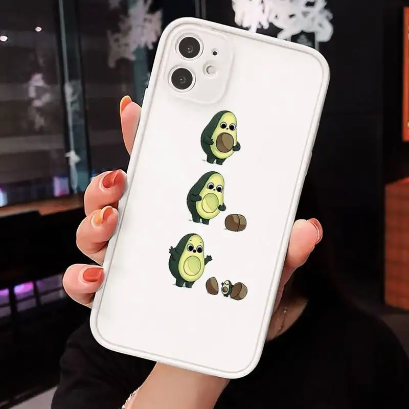 cute cartoon Avocado Phone Case Matte Transparent for iPhone 7 8 11 12 s mini pro X XS XR MAX Plus cover funda
cute cartoon Avocado Phone Case Matte Transparent for iPhone 7 8 11 12 s mini pro X XS XR MAX Plus cover funda