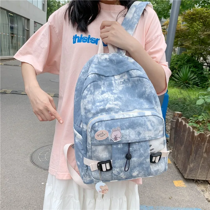 Summer New Fashion Women's Backpack Trend Nylon Tie-dye School Bag For Girls Waterproof Large-capacity Travel Backpacks 2021
Summer New Fashion Women's Backpack Trend Nylon Tie-dye School Bag For Girls Waterproof Large-capacity Travel Backpacks 2021