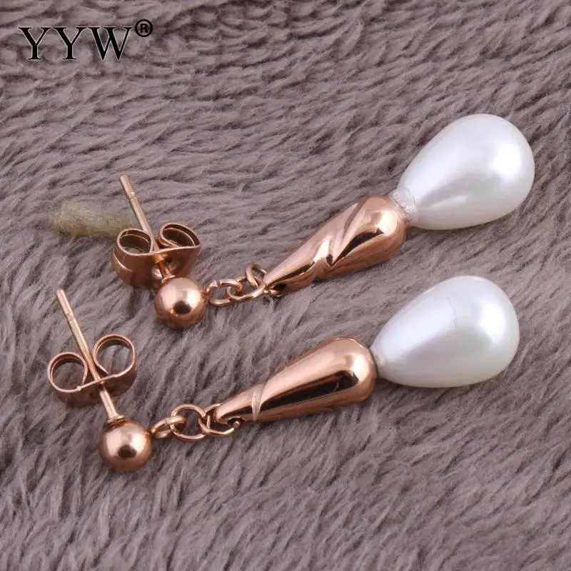 Pearl Earrings Vintage Fashion Earrings Titanium Steel Drop All-match Earring For Female Matching Clothes Or Attend Party
Pearl Earrings Vintage Fashion Earrings Titanium Steel Drop All-match Earring For Female Matching Clothes Or Attend Party