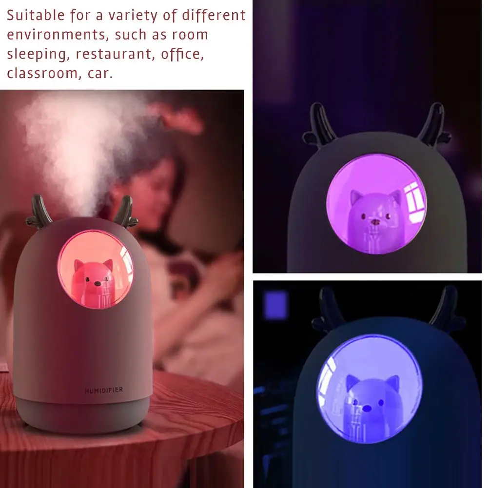 Mini Cute Cartoon Humidifier Cool Mist Humidifier USB Air Purifier Mute Humidifier For Office Home Bedroom 21-30 Square Meters
Mini Cute Cartoon Humidifier Cool Mist Humidifier USB Air Purifier Mute Humidifier For Office Home Bedroom 21-30 Square Meters