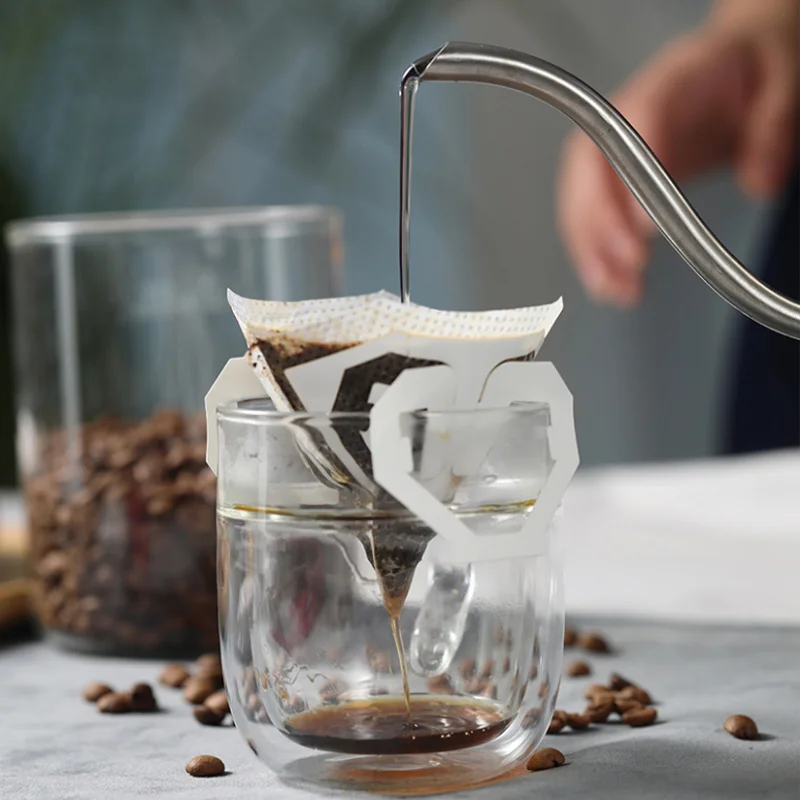 SHZQ New Portable Drip Coffee Powder Bags Filter Paper Hanging Ear Drip Bag Filter 8.6*11.3cm
SHZQ New Portable Drip Coffee Powder Bags Filter Paper Hanging Ear Drip Bag Filter 8.6*11.3cm