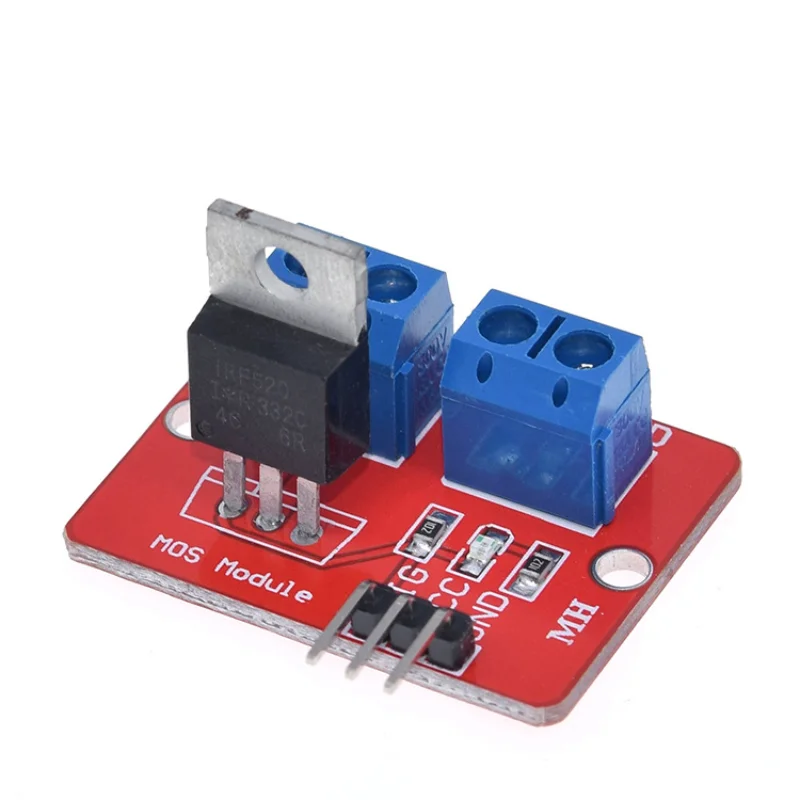 Верхняя кнопка Mosfet 0-24 В, стандартный модуль IRF520 для Arduino MCU ARM Raspberry pi
Верхняя кнопка Mosfet 0-24 В, стандартный модуль IRF520 для Arduino MCU ARM Raspberry pi