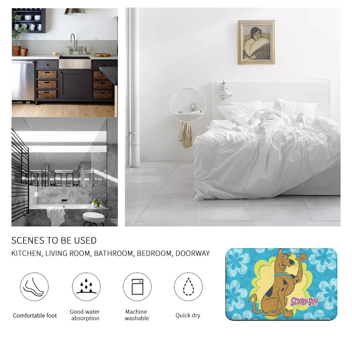 Scooby Doo Cartoon Printed Flannel Room Bathroom Mat Doormat Size 40Cm By 60Cm Room Bedroom Home Decoration Free Shiping
Scooby Doo Cartoon Printed Flannel Room Bathroom Mat Doormat Size 40Cm By 60Cm Room Bedroom Home Decoration Free Shiping