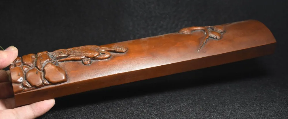 Crafts statue 11" Chinese Boxwood Carved Longevity Crane Pine Statue paperweight letterweight
Crafts statue 11" Chinese Boxwood Carved Longevity Crane Pine Statue paperweight letterweight