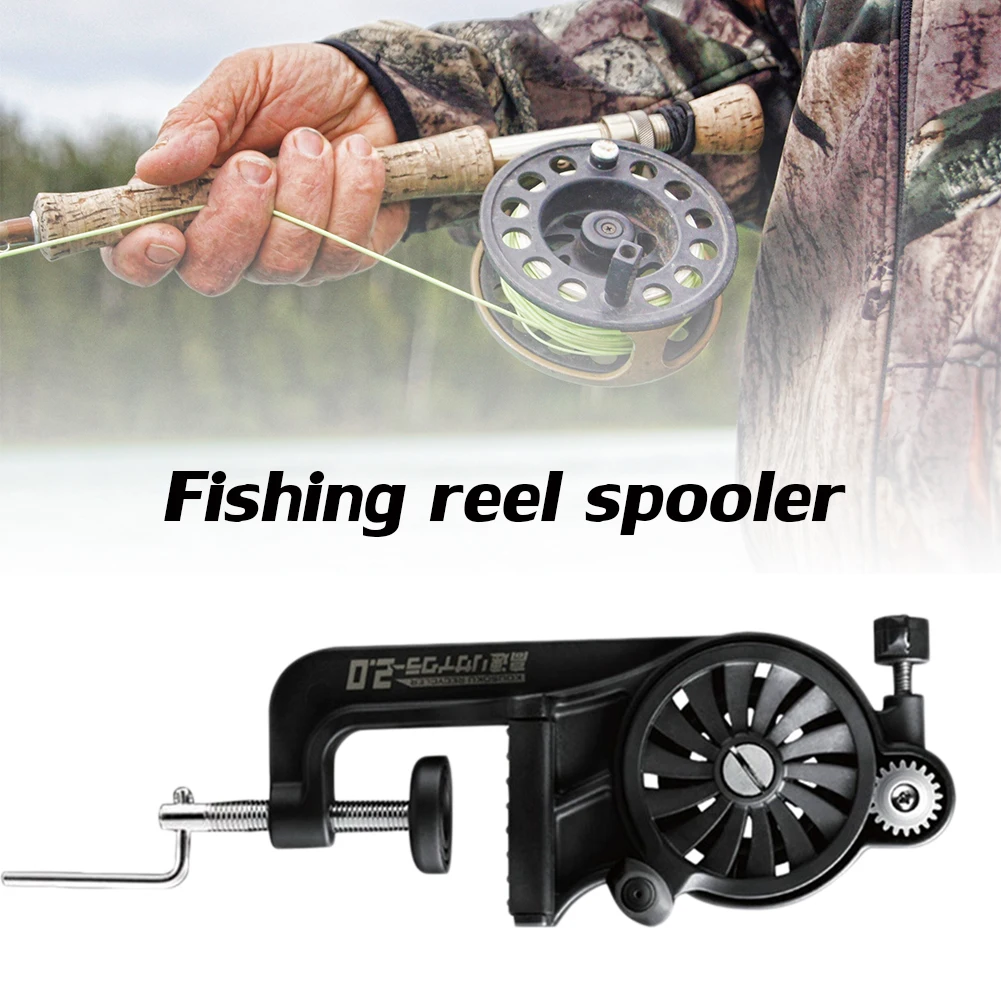 Fishing Line Winder Spooler Fishing Reel Spooler Baitcasting Reel Spooler Handle Type Adjustable Tension with Desk Clip
Fishing Line Winder Spooler Fishing Reel Spooler Baitcasting Reel Spooler Handle Type Adjustable Tension with Desk Clip