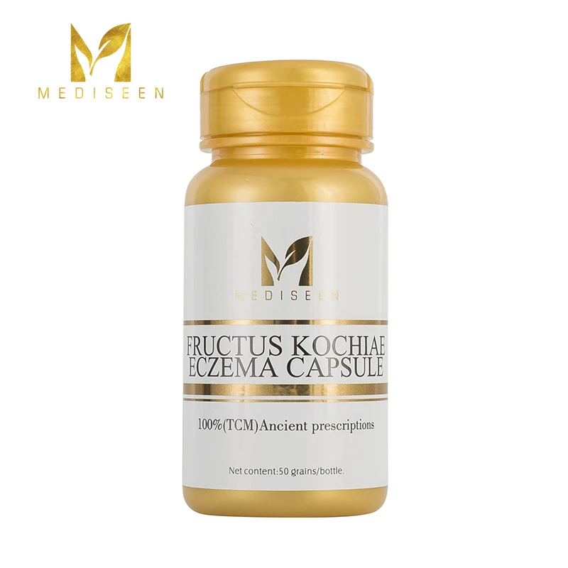 Mediseen Fructus kochiae Eczema capsule, Cure eczema, Cure chronic eczema, chronic scrotal eczema, neurodermatitis, 50pcs.
Mediseen Fructus kochiae Eczema capsule, Cure eczema, Cure chronic eczema, chronic scrotal eczema, neurodermatitis, 50pcs.