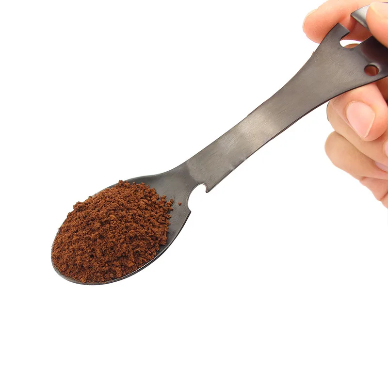 Stainless Steel Multifunctional Fork And Spoon Bottle Opener Can Opener Outdoor Camping Portable Tableware 
Stainless Steel Multifunctional Fork And Spoon Bottle Opener Can Opener Outdoor Camping Portable Tableware