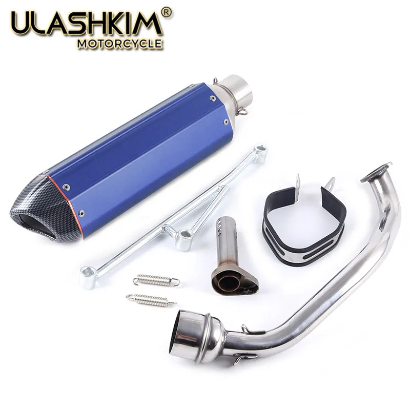 Scooter Exhaust Muffler Escape Full system Slip On Contact Pipe DB-Killer For Scooter 4 stroke GY6 125 150 125cc 152QMI 157QMJ
Scooter Exhaust Muffler Escape Full system Slip On Contact Pipe DB-Killer For Scooter 4 stroke GY6 125 150 125cc 152QMI 157QMJ