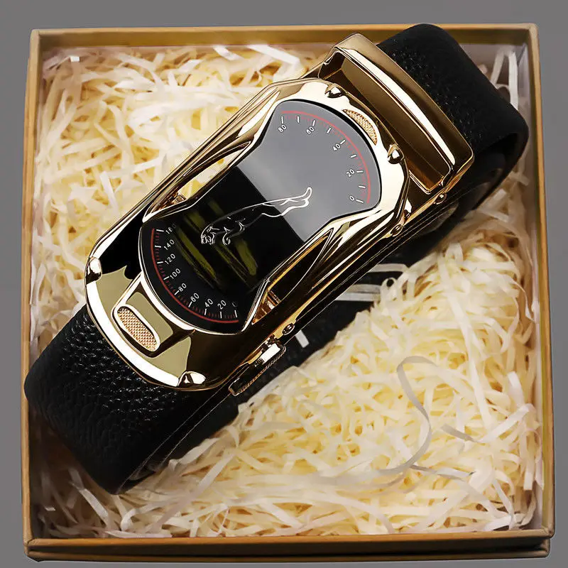 New Belt Fashion Men's Soft Leather Automatic Buckle Luxury Design Trend All-Match Durable Texture Handsome Youth Trousers Belt
New Belt Fashion Men's Soft Leather Automatic Buckle Luxury Design Trend All-Match Durable Texture Handsome Youth Trousers Belt