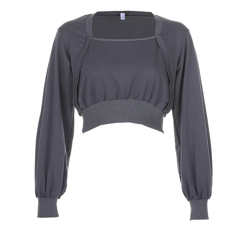 Fannic 2020 Autumn Women 's Square Collar Puff Sleeve Loose Navel sweatshirt winter clothes women
Fannic 2020 Autumn Women 's Square Collar Puff Sleeve Loose Navel sweatshirt winter clothes women