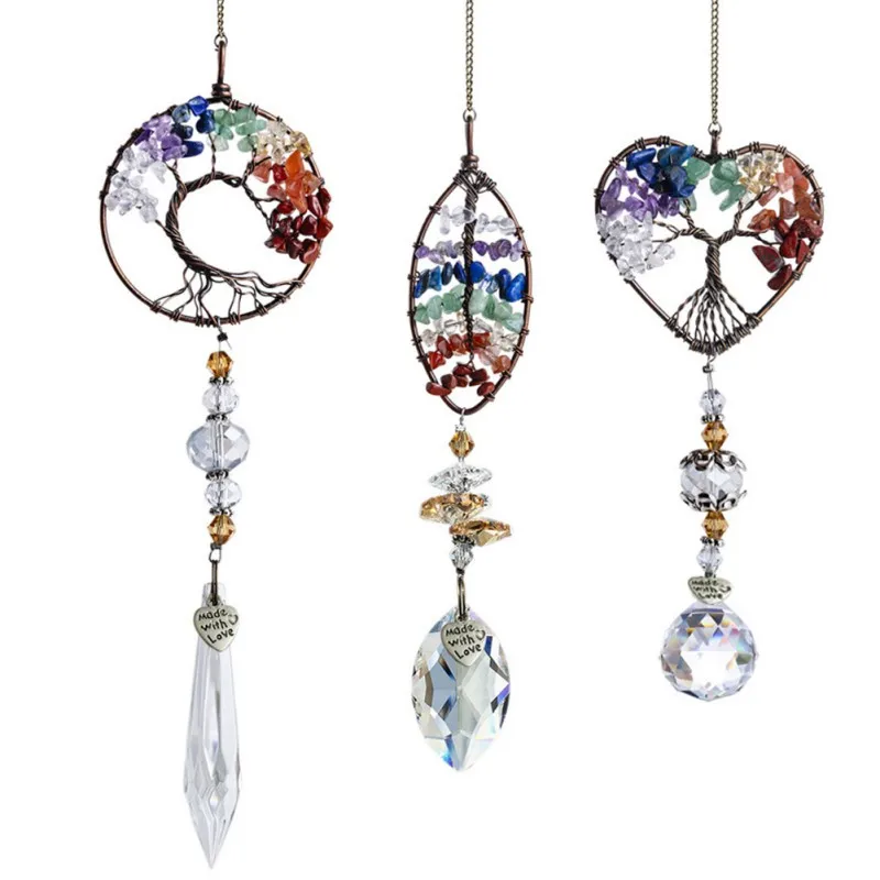 Crystal Wind Chime Life Tree Pendant Colorful Beads Hanging Drop For Home Garden DIY Crystal Lighting Ball Car Pendant Decor
Crystal Wind Chime Life Tree Pendant Colorful Beads Hanging Drop For Home Garden DIY Crystal Lighting Ball Car Pendant Decor