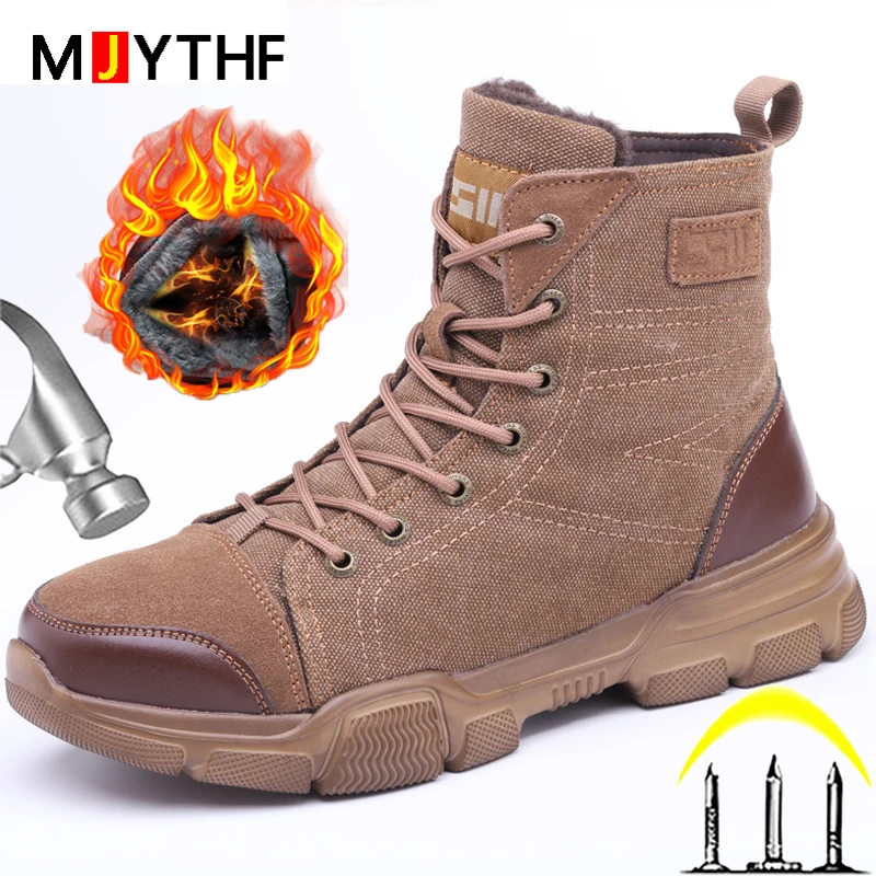 Lightweight Men Winter Boots Work Safety Shoes Men Steel Toe Cap Safety Boots Anti-smash Anti-puncture Indestructible Boots New
Lightweight Men Winter Boots Work Safety Shoes Men Steel Toe Cap Safety Boots Anti-smash Anti-puncture Indestructible Boots New