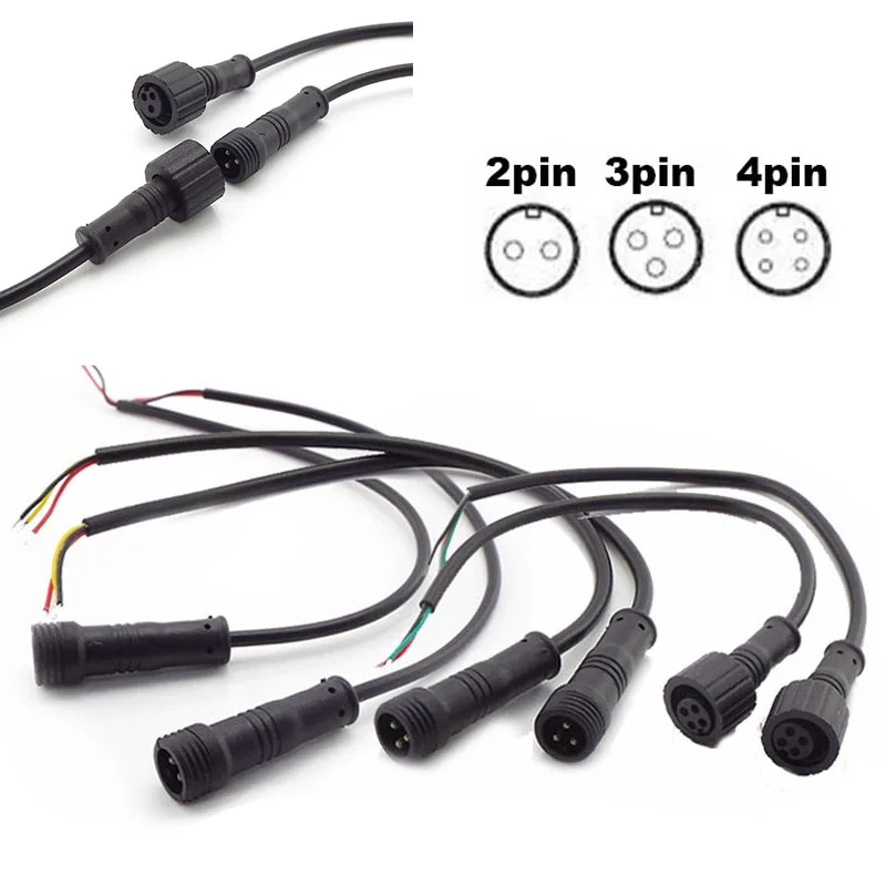 2Pin 3Pin 4Pin 3A Power Cable Male Plug Female Jack Adapter Connector Wire 500V Connectors Cords IP65 Waterproof Cables 20cm
2Pin 3Pin 4Pin 3A Power Cable Male Plug Female Jack Adapter Connector Wire 500V Connectors Cords IP65 Waterproof Cables 20cm