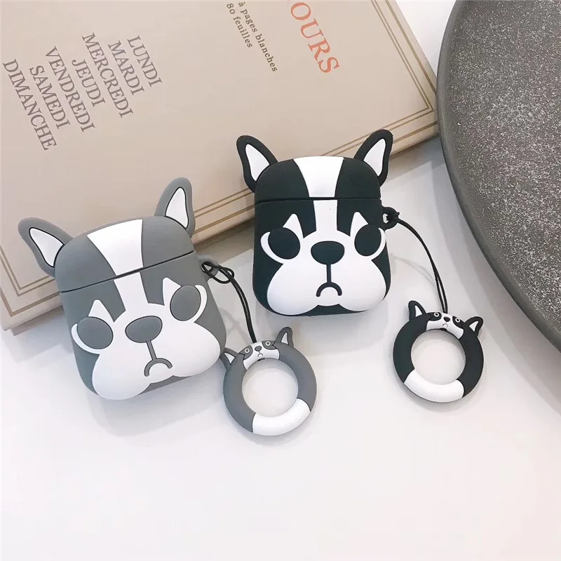 for Airpods 12 Case 3D Cute French Bulldog for AirPod 12 Silicone Shockproof Bluetooth Wireless Protective Cover Case Accessorie
for Airpods 12 Case 3D Cute French Bulldog for AirPod 12 Silicone Shockproof Bluetooth Wireless Protective Cover Case Accessorie