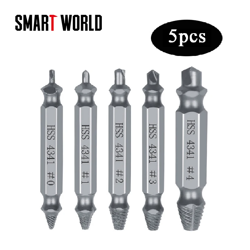 Damaged Screw Extractor Drill Bit Broken Screw Bolt Double-head Remover High-speed Steel Stripped Screws Demolition Tools Set
Damaged Screw Extractor Drill Bit Broken Screw Bolt Double-head Remover High-speed Steel Stripped Screws Demolition Tools Set