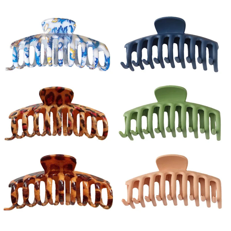 Women Girls Solid color Hair Claws Elegant Frosted Horsetail Barrette Hair Clips Hairpin ladies headwear Headwear Hair Accessory
Women Girls Solid color Hair Claws Elegant Frosted Horsetail Barrette Hair Clips Hairpin ladies headwear Headwear Hair Accessory