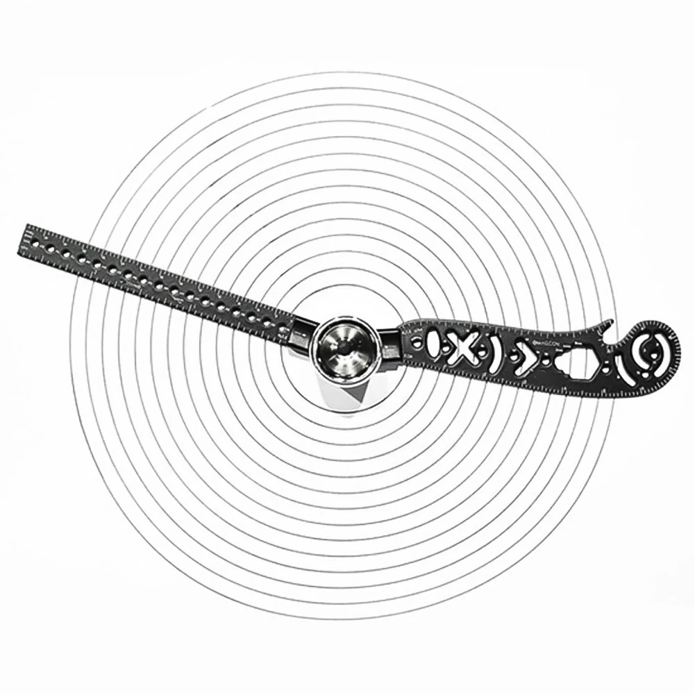 Multifunction Design Drawing Ruler Curved Metallic Ruler Mini Compass Protractor Combo-Circles Drawing Ruler Measuring Tools 
Multifunction Design Drawing Ruler Curved Metallic Ruler Mini Compass Protractor Combo-Circles Drawing Ruler Measuring Tools