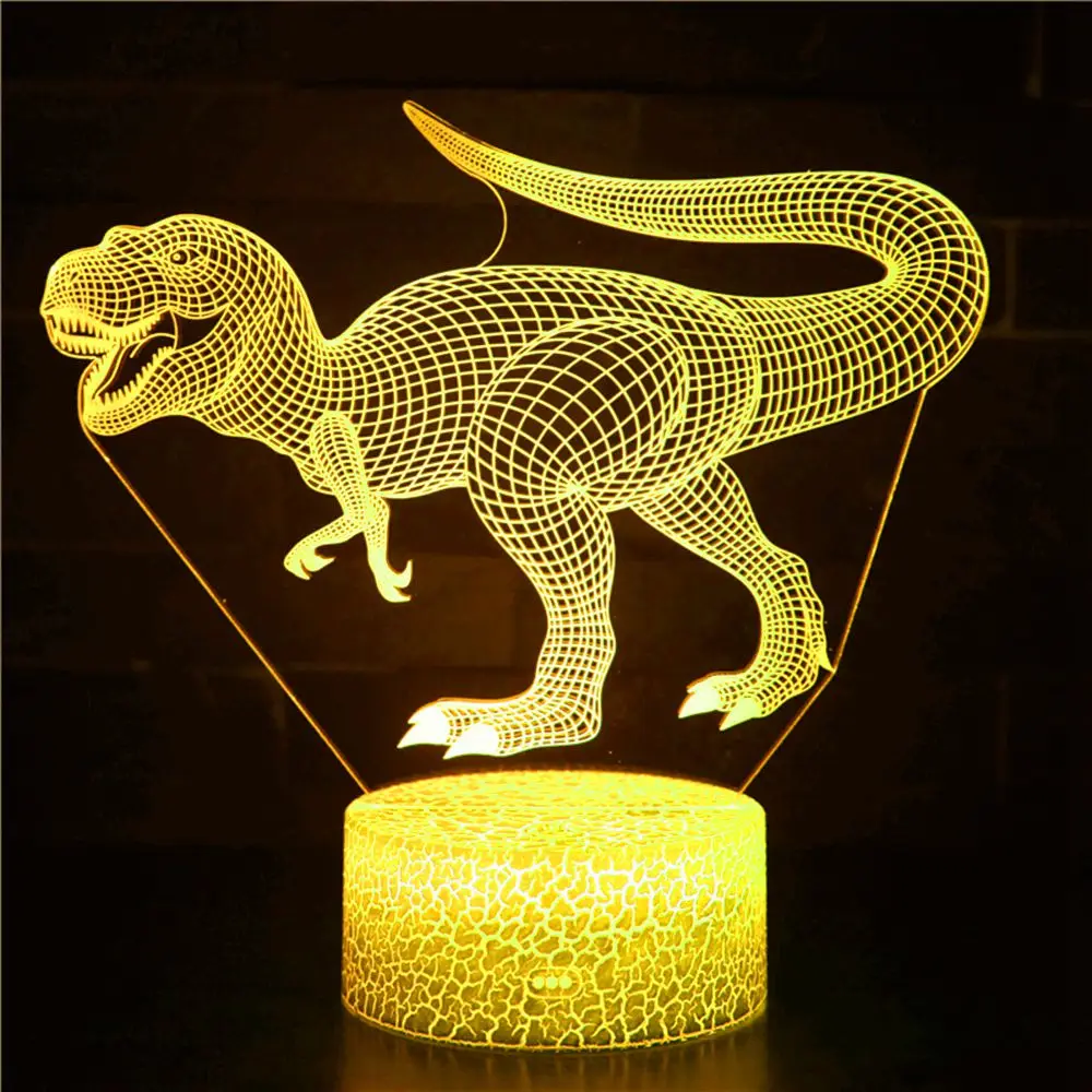 for Dinosaur Series Thunder Dragon 7/16-color 3D LED Night Light Remote Control Desk Lamp Toy Gift Children Home Decoration USB
for Dinosaur Series Thunder Dragon 7/16-color 3D LED Night Light Remote Control Desk Lamp Toy Gift Children Home Decoration USB