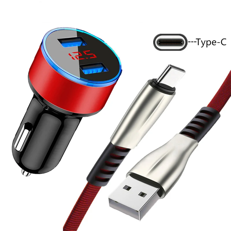 For Samsung A12 A32 A52 5G A21S A51 A71 Phone Adapter 3.1A Dual USB Car Charger For Huawei Fast Charge Type-c USB Cable Cords
For Samsung A12 A32 A52 5G A21S A51 A71 Phone Adapter 3.1A Dual USB Car Charger For Huawei Fast Charge Type-c USB Cable Cords