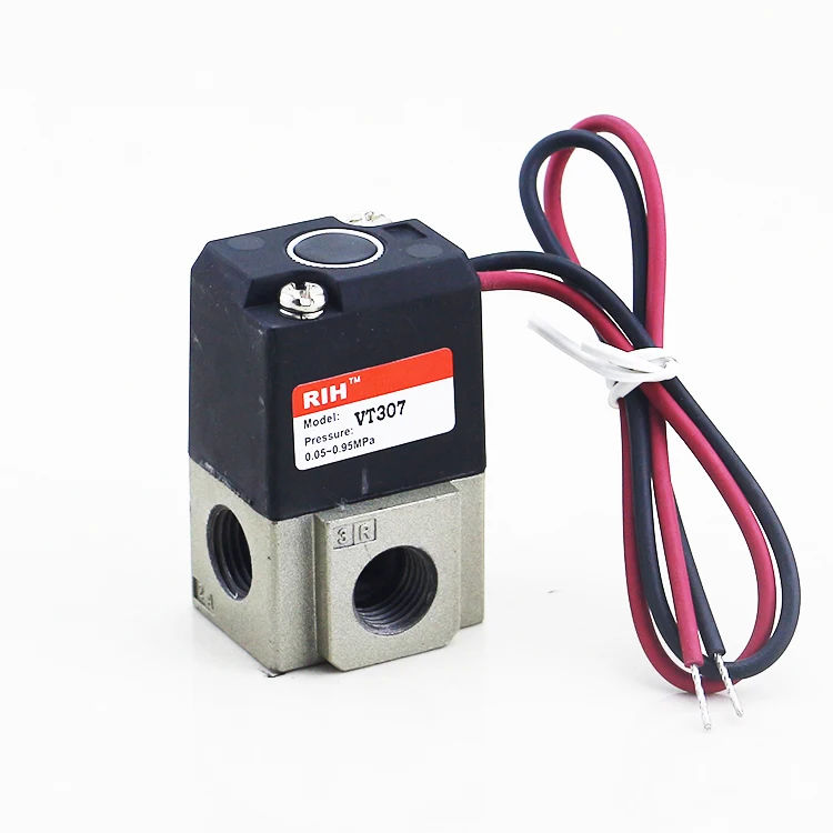 

3/2 Way 1/4'' Normally Closed Type SMC VT307 24V 12v High Frequency Solenoid Valve
