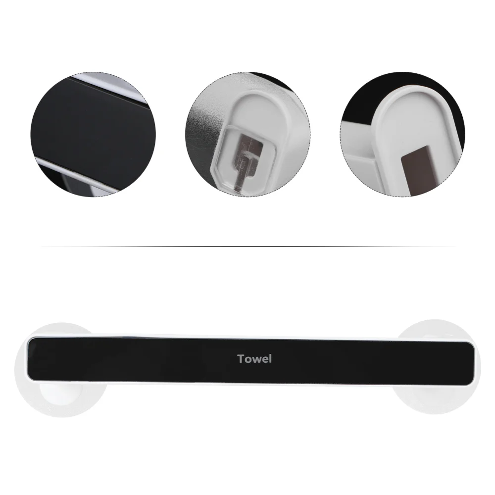Towel Rack Wall Mount Towel Rod Single Bar Bathroom Towel Shelf
