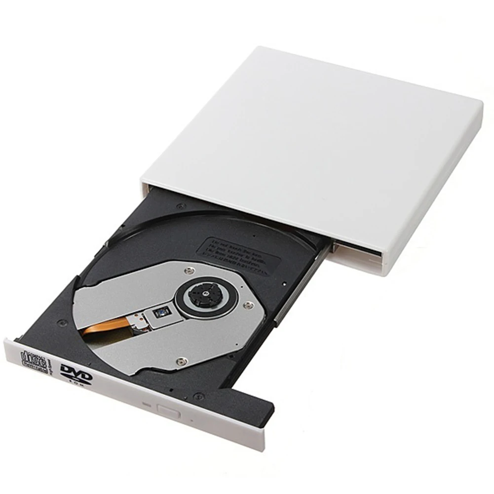 Ультра тонкий внешний 2 0 cd rom CD драйвер CD/DVD Оптический привод портативный для ПК