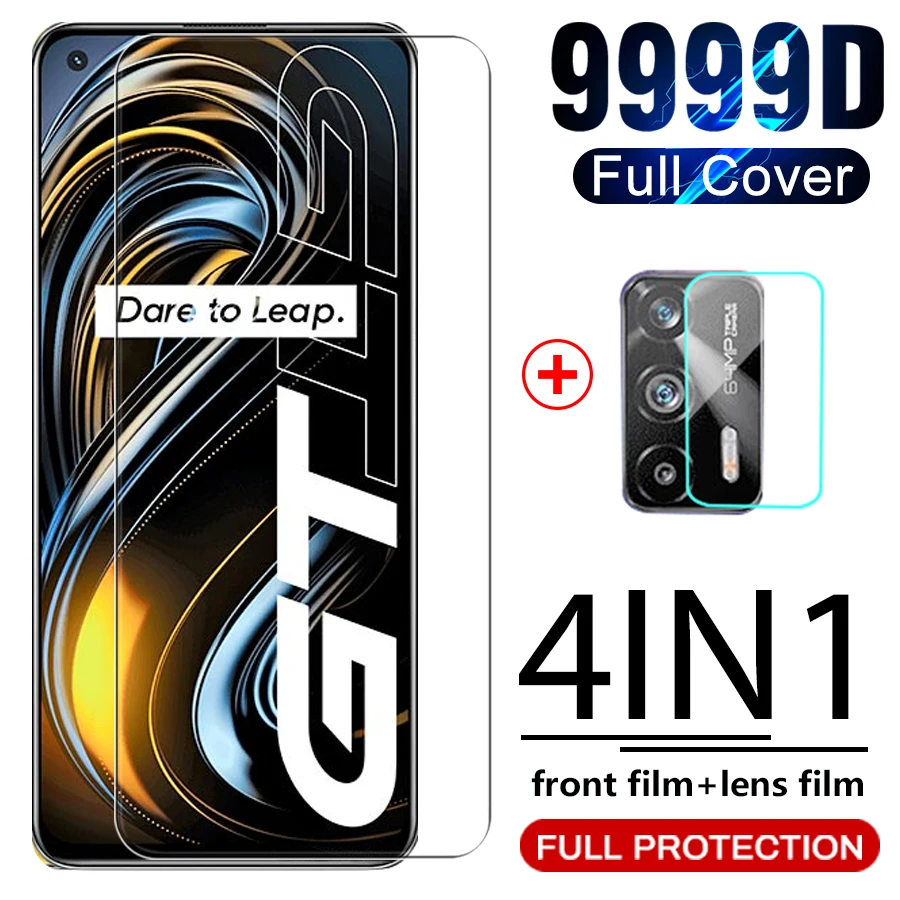 Закаленное стекло realmi gt для экрана 6 43 дюйма hd с защитой от царапин|Защитные
